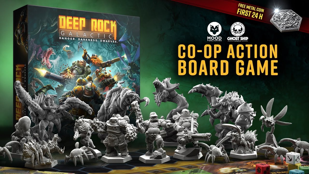 Deep Rock Galactic — Настольная игра — Трейлер для Kickstarter