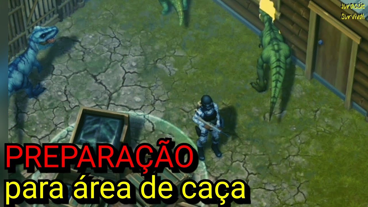 #138 Jurassic Survival: Dinopet não vai no NINHO DO T-REX!!! Preparação para a ÁREA DE CAÇA!!!