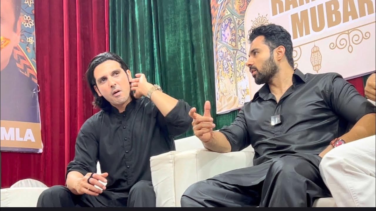 Abhishek Bajaj ! Zayed Khan ! Spotted Ramzan Pandal 