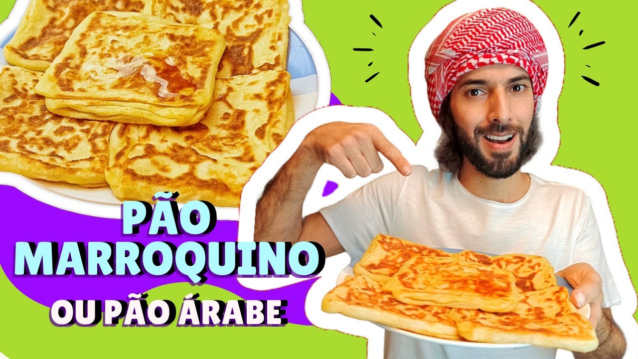 ✅[passo a passo]como fazer pão árabe marroquino de frigideira bem simples