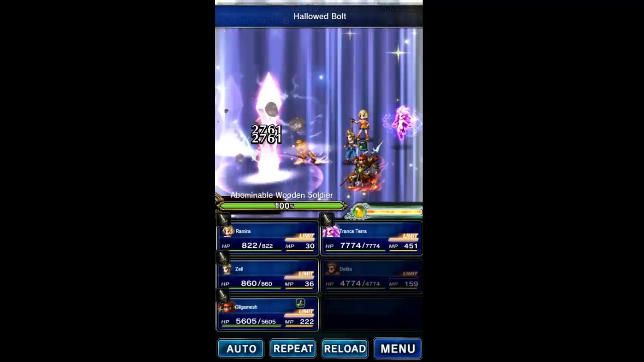 FFBE Limit Bursts - 7-star Delita (Hallowed Bolt)