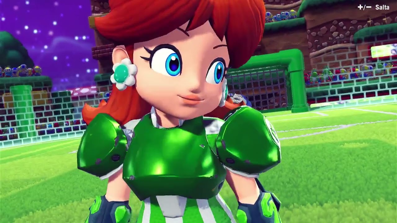 MARIO STRIKERS BATTLE LEAGUE FOOTBALL TEAM LUIGI VS TEAM MARIO PART 7