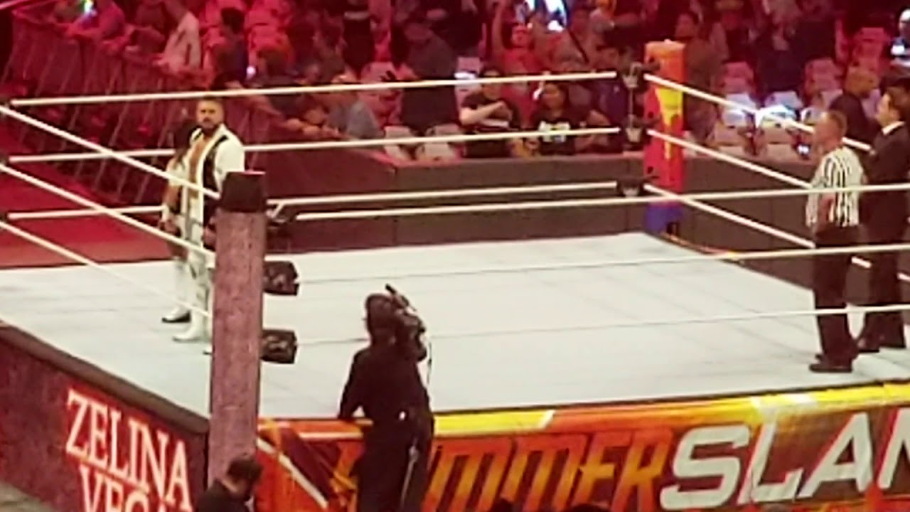 summerslam 2018 cien almas and resuv entrance live