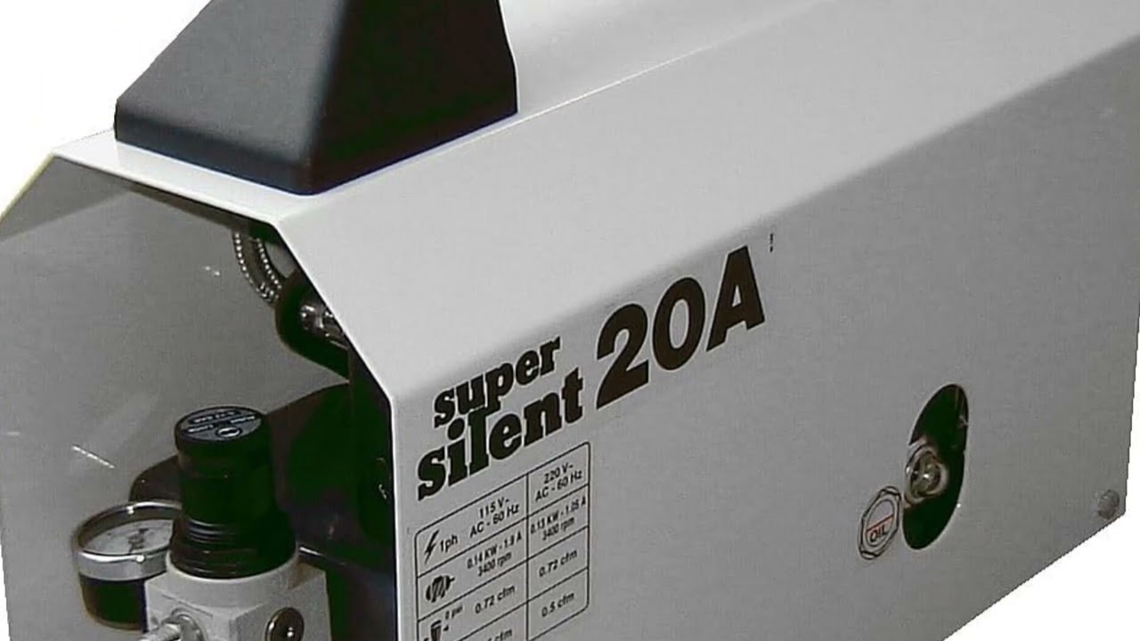 🤫 WHISPER QUIET! Silentaire Super Silent 20-a Airbrush Compressor Review 🎨