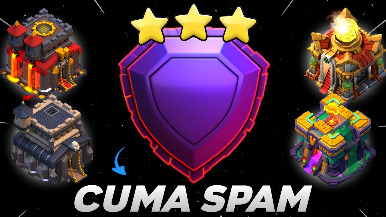 KOMBINASI FARMING + PUSH TROPHY TERCEPAT di Setiap TownHall - Cuma SPAM Rata!! - Clash Of Clans
