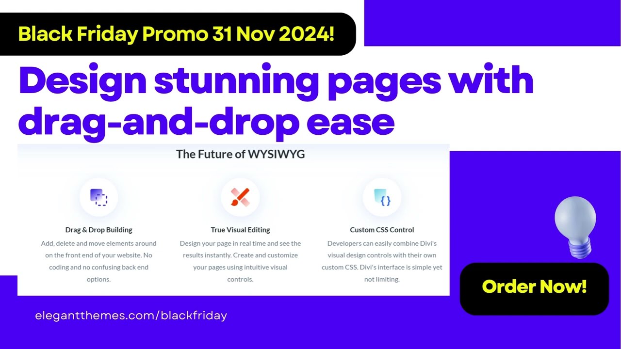 Transform Your Website: Divi's Black Friday Mega Sale Revealed!