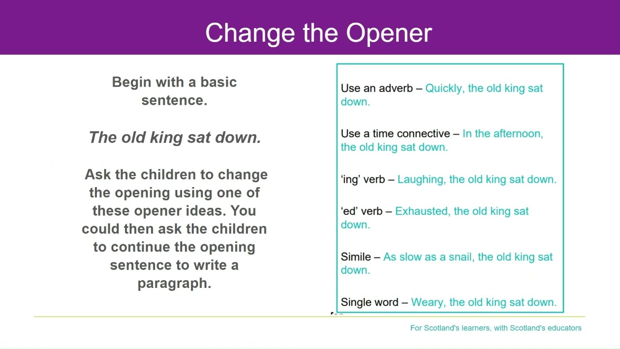 NIWP - Openers