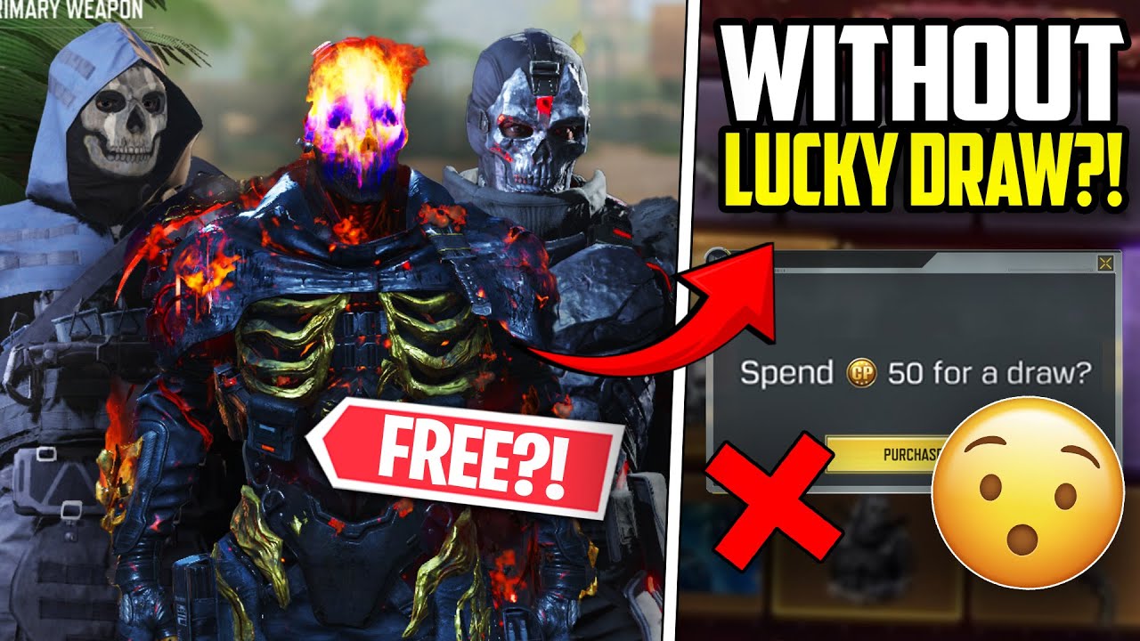 How To Get FREE GHOST Skins in COD MOBILE! | Get Ghost For FREE CODM 🔥💯