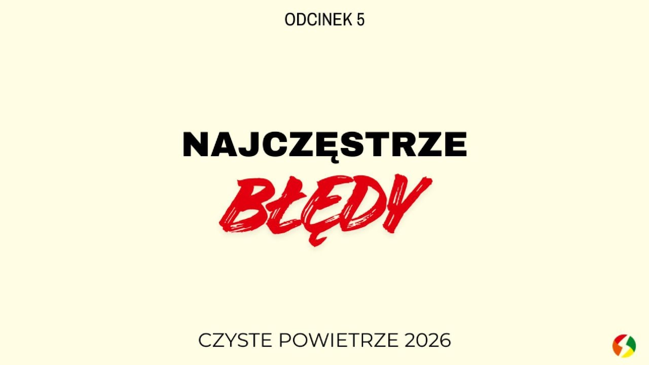 Czyste powietrze 2026 