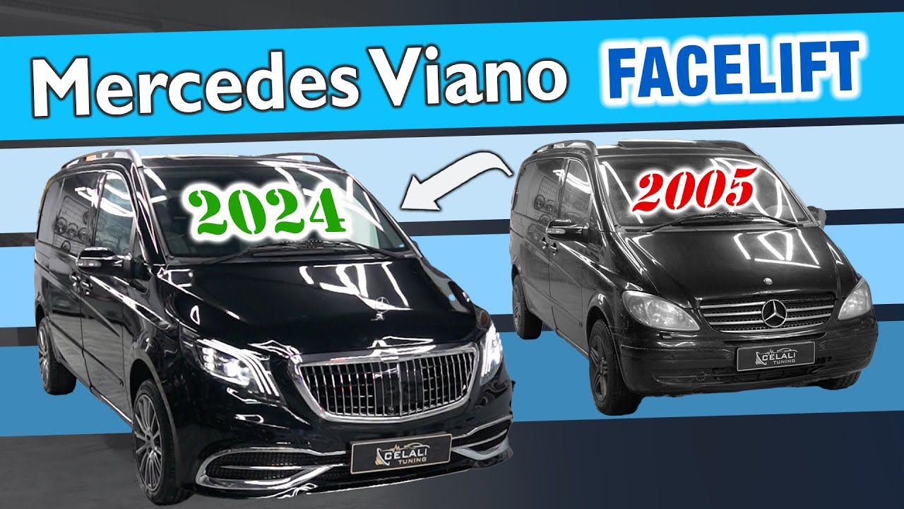 MERCEDES FACELİFT DÖNÜŞÜM VİANO'YU 19 YIL GENÇLEŞTİRDİK ! CELALİ TUNİNG