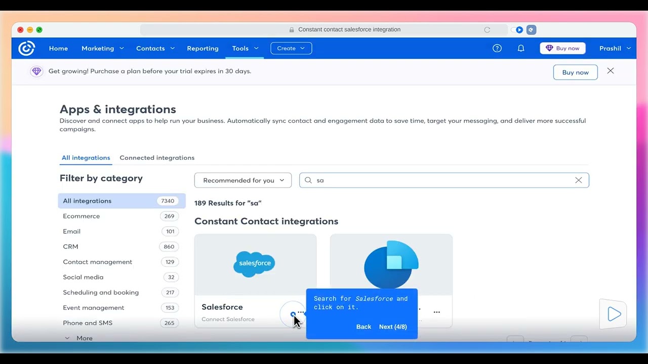How to Connect Constant Contact with Salesforce for Seamless Contact Sync (Step-by-Step)