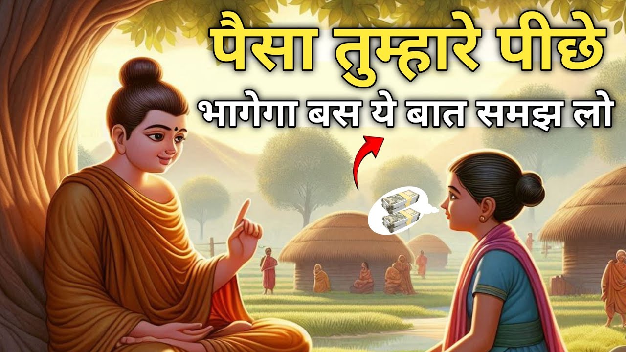 पैसा तुम्हारे पीछे भागेगा... बस ये बात समझ लो! | Buddha hindi speech video | Motivational Story 