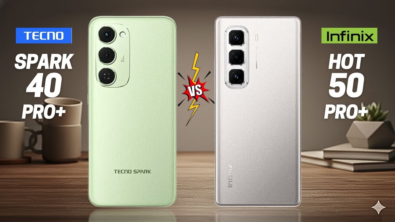 Tecno Spark 40 Pro Plus vs Infinix Hot 50 Pro Plus  Full comparison ⚡Which one is Best