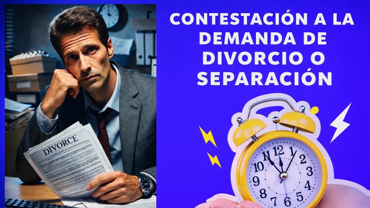 .Contestación demanda de divorcio o separación
