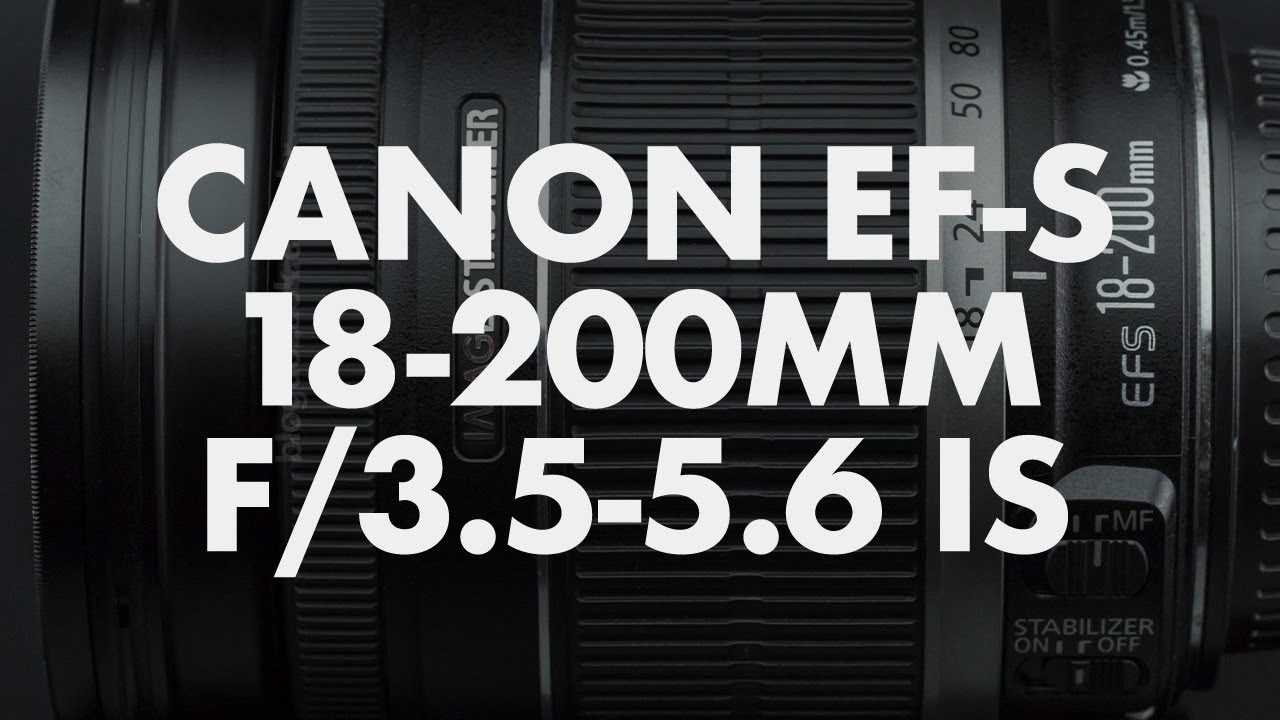 Lens Data - Canon EF-S 18-200mm f/3.5-5.6 IS Review