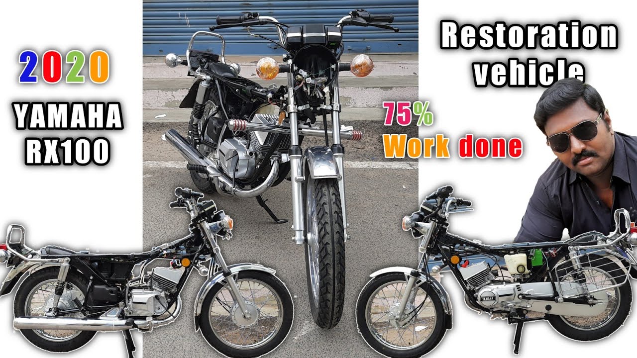 Yamaha rx100 restoration vehicle process | September | #rxdesignmaker