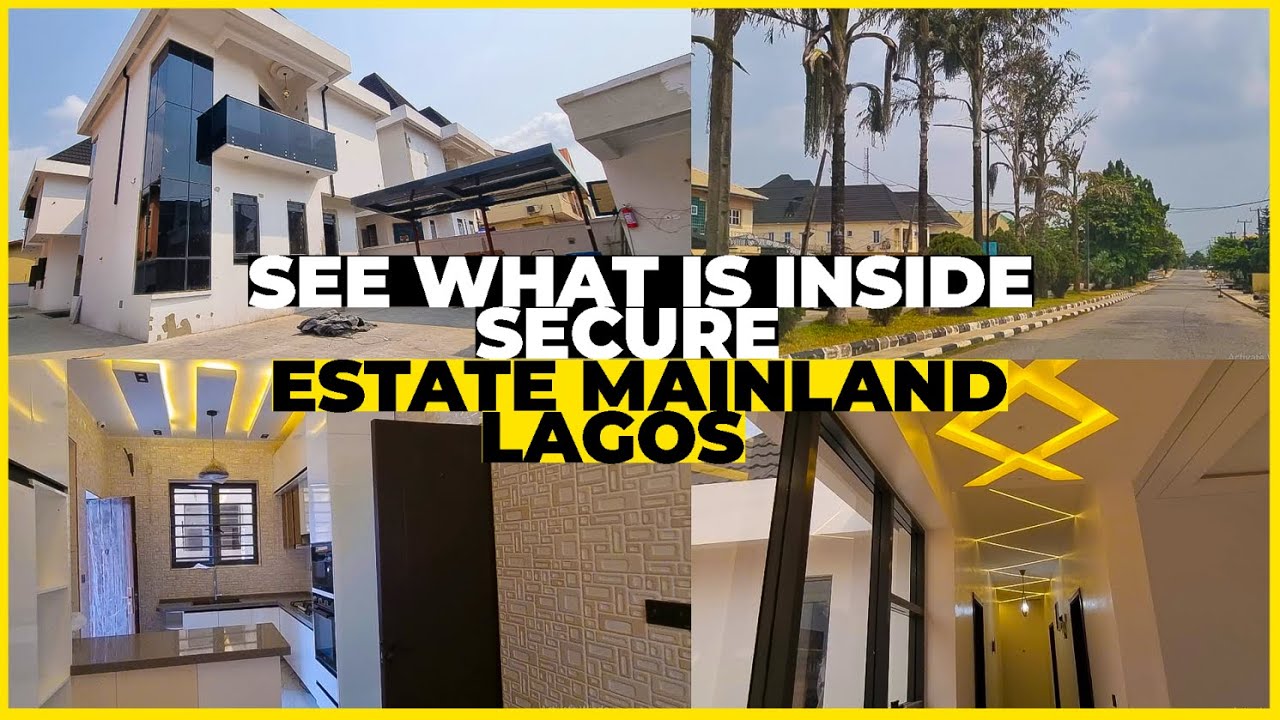 INSIDE A N640 MILLION HOUSE IN A HIGH BROW NEIGHBORHOOD | MAINLAND LAGOS NIGERIA |  OMOLE PHASE 2