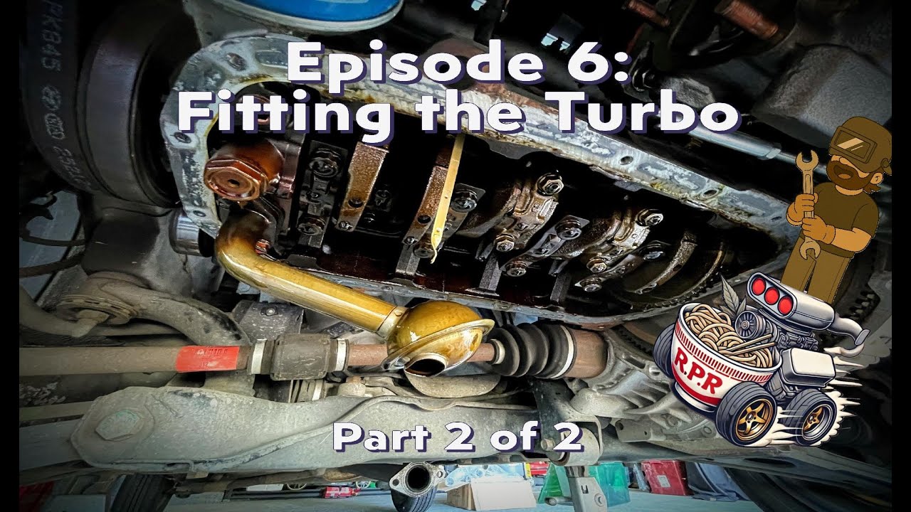 How to Turbo a Hyundai Getz. DIY $2000 Challenge. Episode 6 - Fitting the Turbocharger (Part 2 of 2)