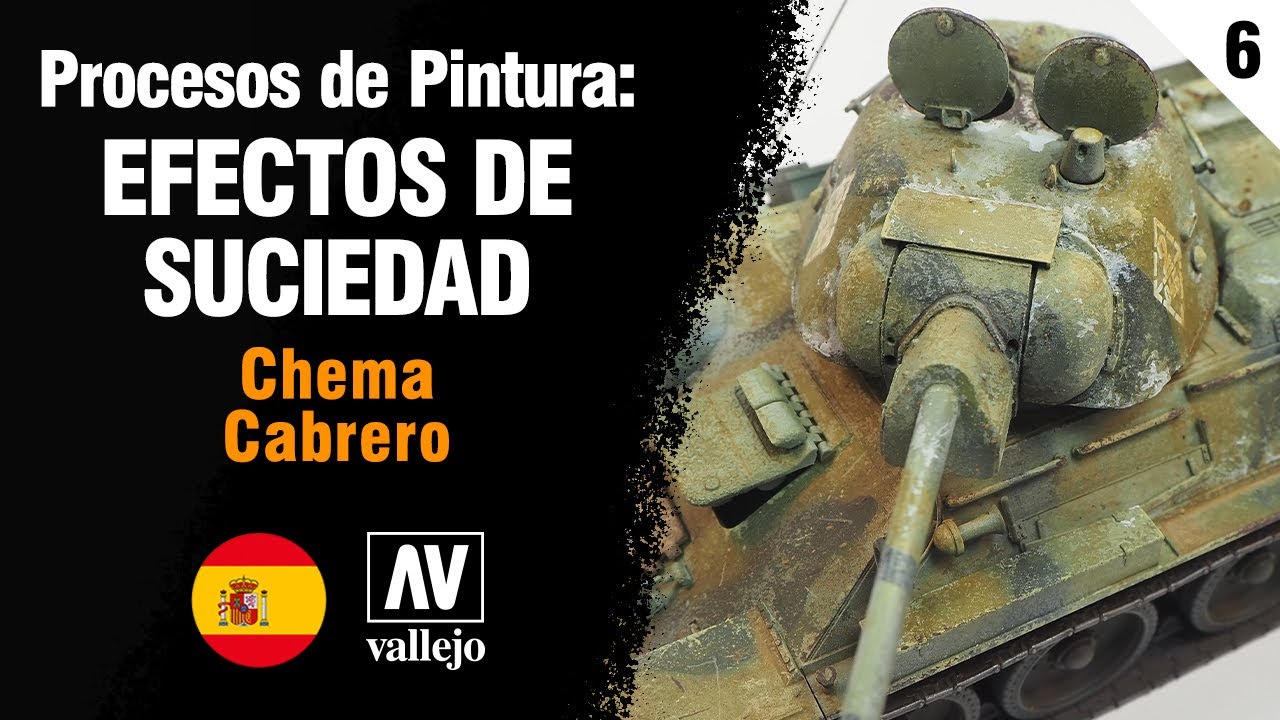 🇪🇸 #6 PROCESOS DE PINTURA: EFECTOS DE SUCIEDAD por Chema Cabrero ✨