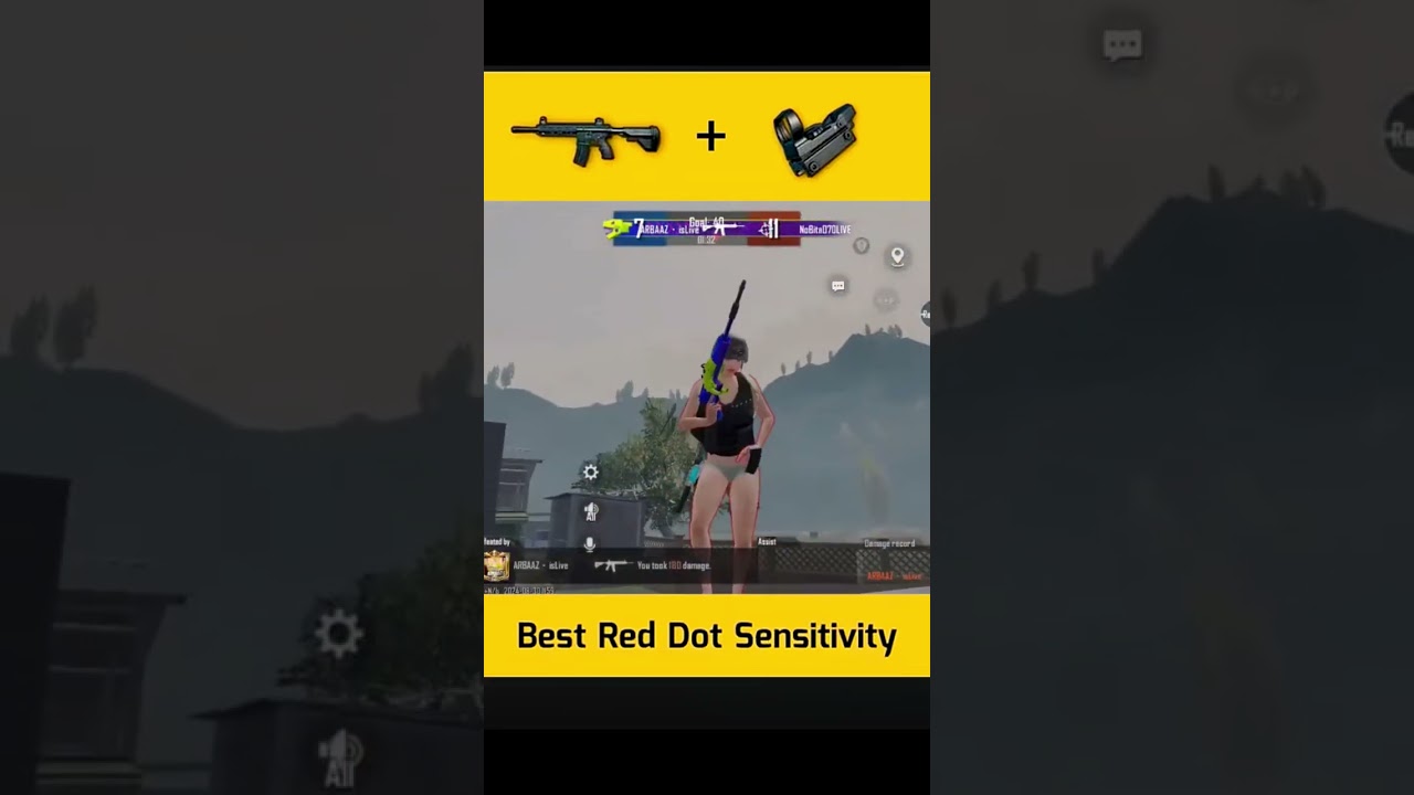 🔥Red Dot Zero Recoil Sensitivity | Red Dot Best Sensitivity Gyroscope | 3.4 Update 6x Sensitivity