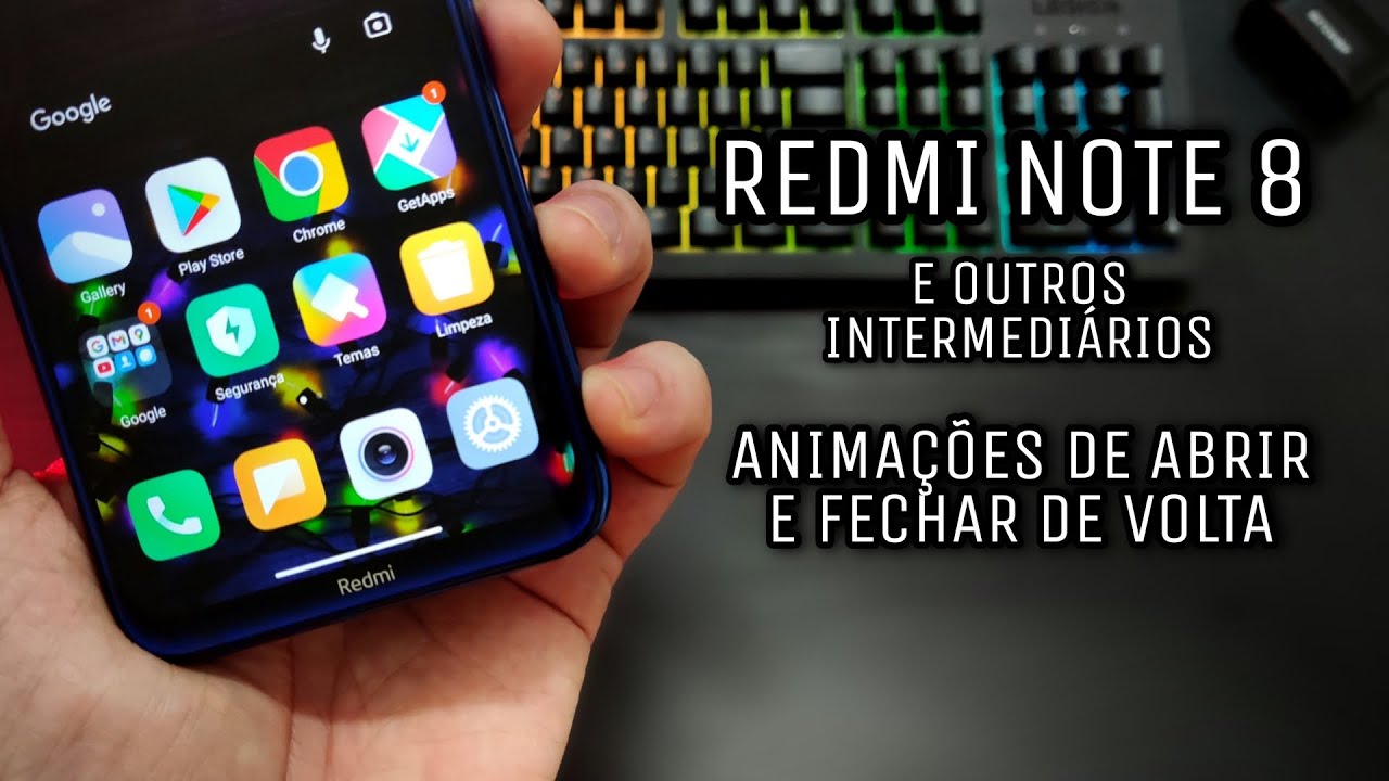 Booom 🚀 - Animações de volta - REDMI Note 8 e outros intermediários - Sem Root