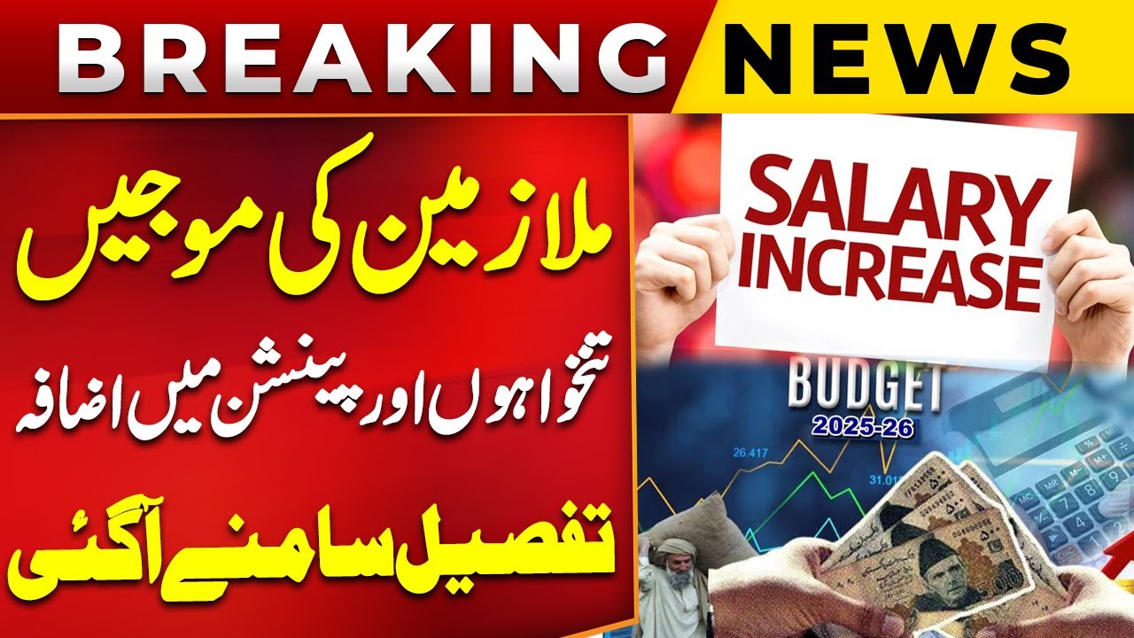 Salary Increase in Budget 2025-26 Pakistan | Breaking News | Public News