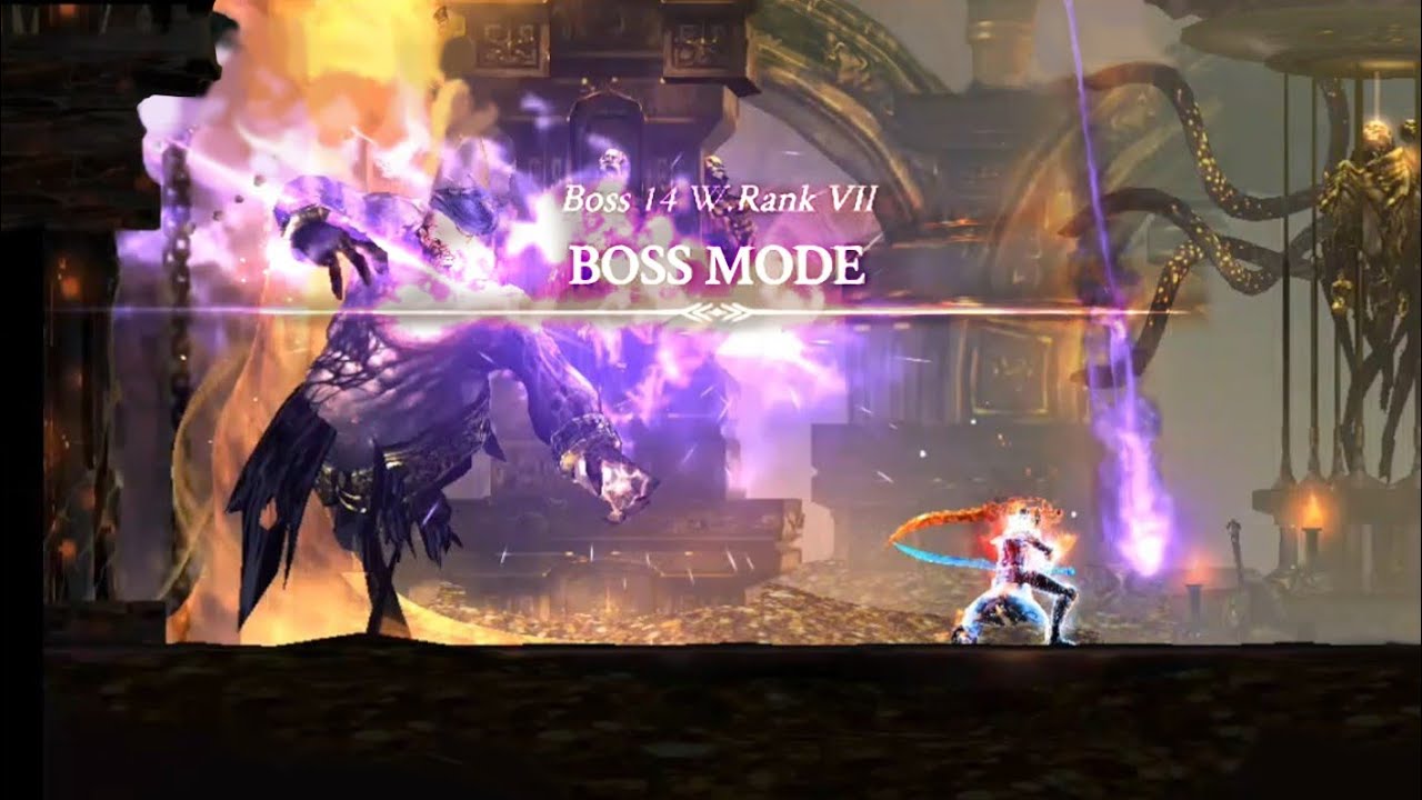 【Demon Hunter: Shadow World】Garett vs Amunra Corrupted Djinn Boss Mode W.Rank VII