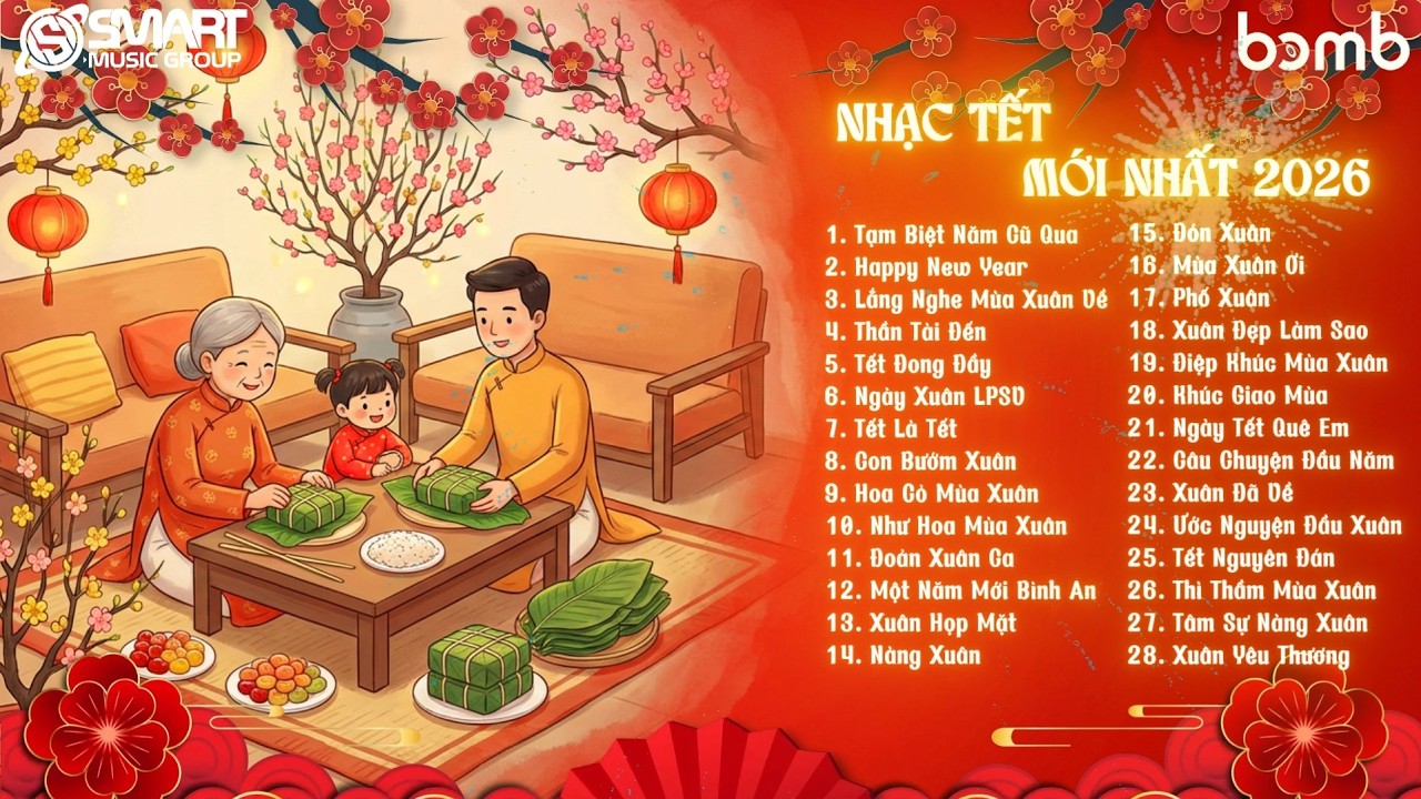 Nhạc Tết Remix Hay Nhất 2026 - Playlist Nhạc Xuân Cực Hay Nghe Hoài Không Chán
