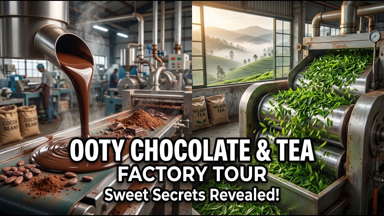 Inside Ooty's Chocolate & Tea Factory: Sweet Secrets, Steamy Brews & Hidden Flavors Tour