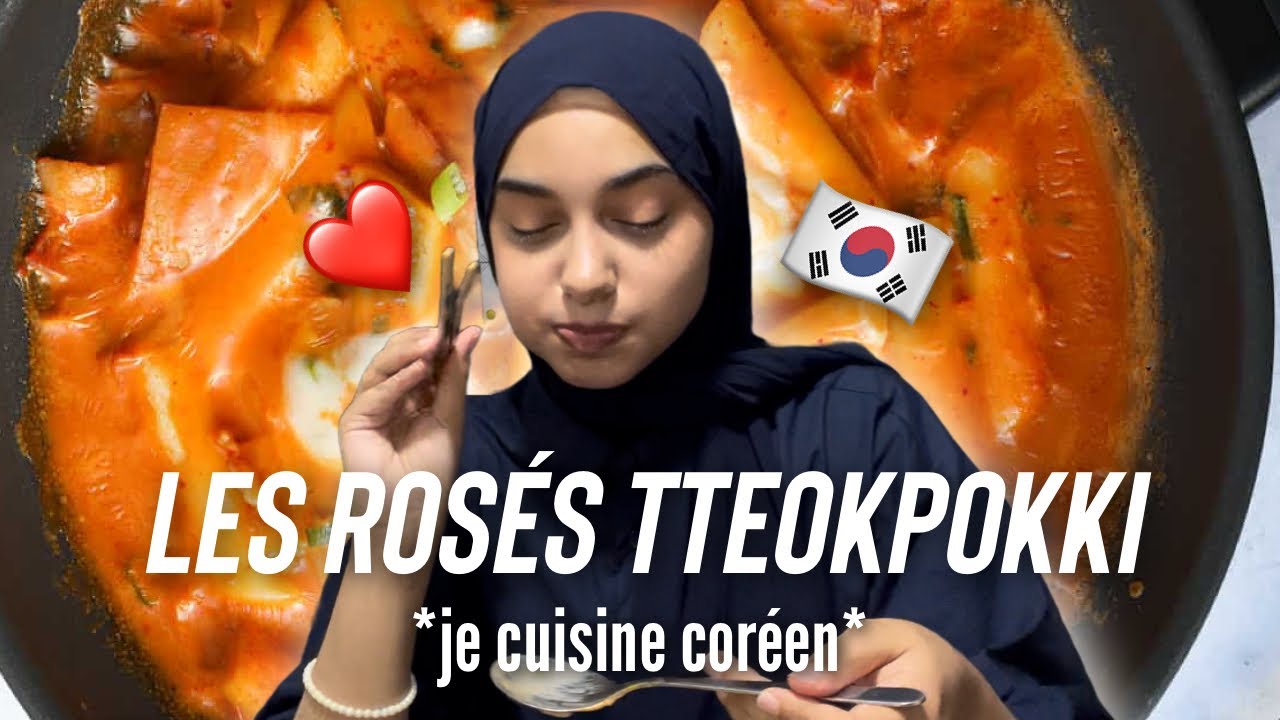 Les meilleurs tteokbokki!🇰🇷 (Recette+Korean market vlog)