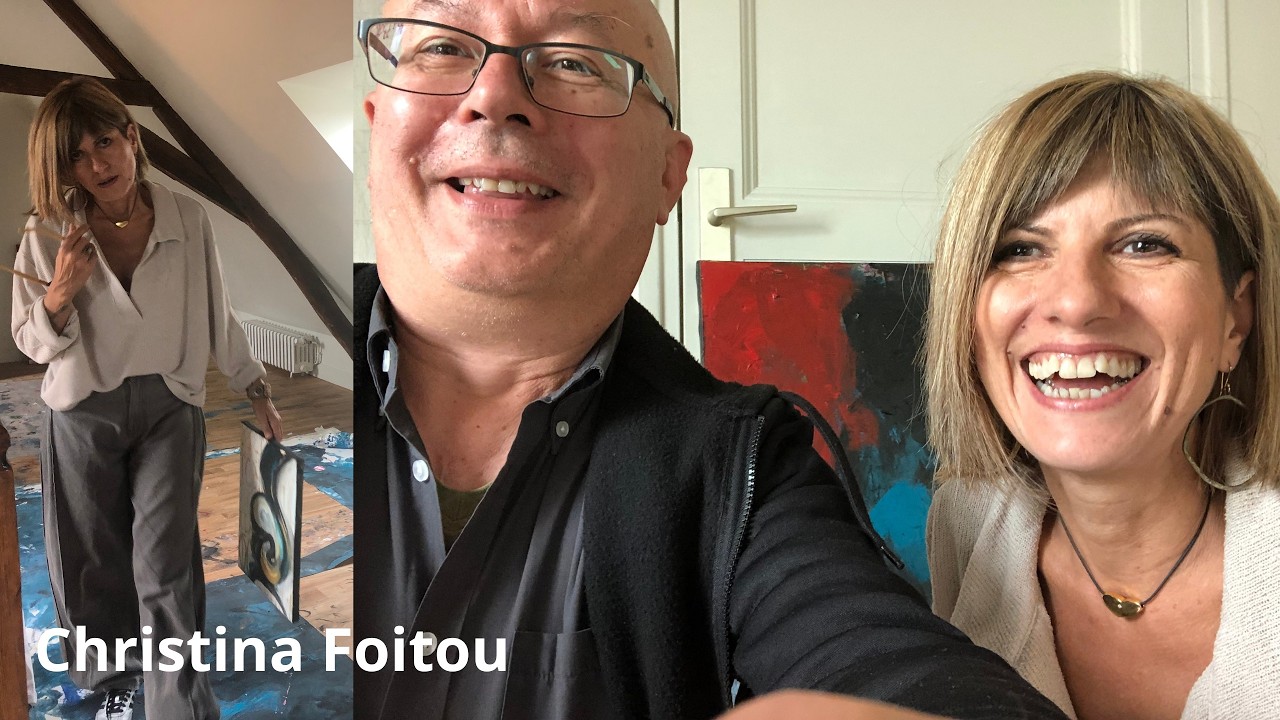 Christina Foitou : quand la peinture devient un acte vivant