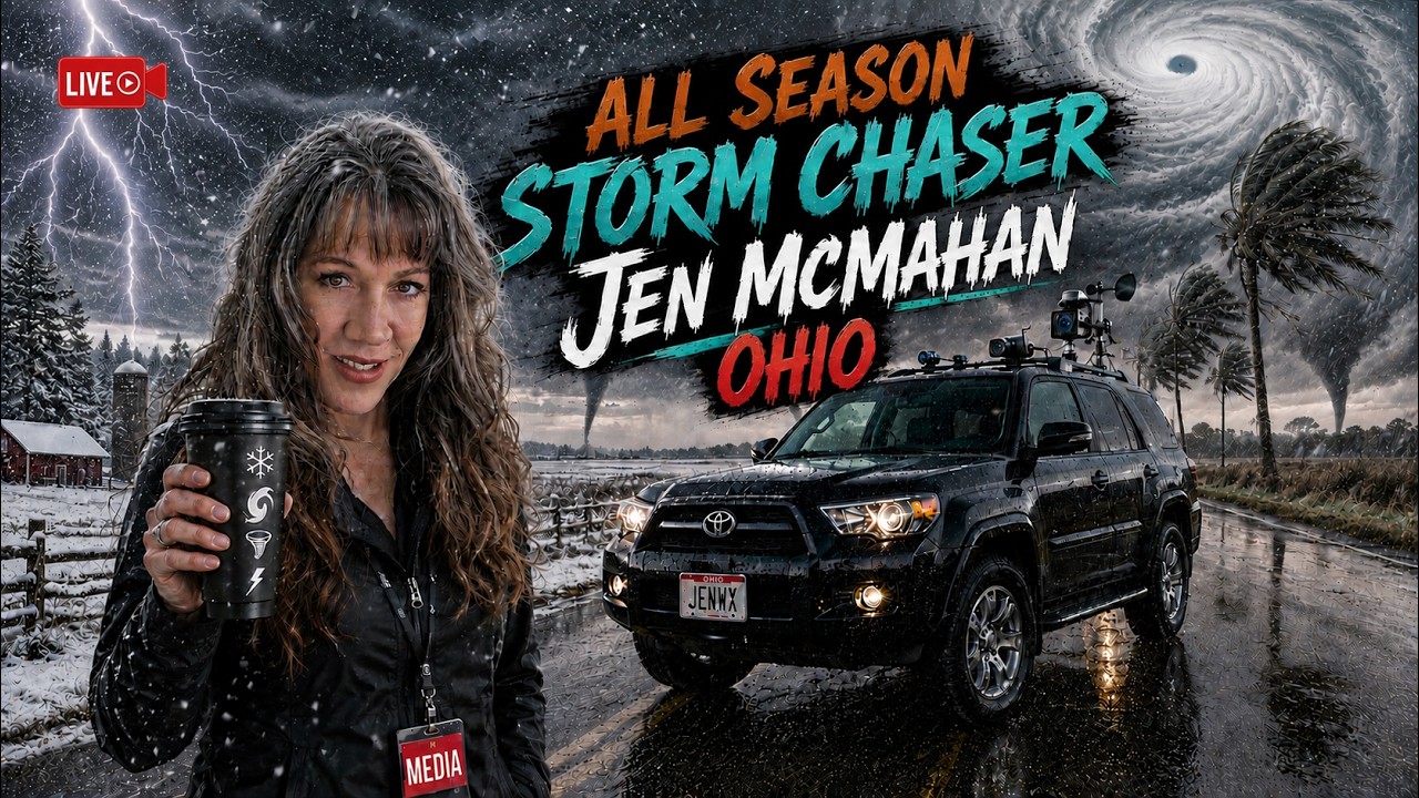 Storm Chasing Live with Jen- Ohio 3/15/2026 #severeweather #severewx #ohwx