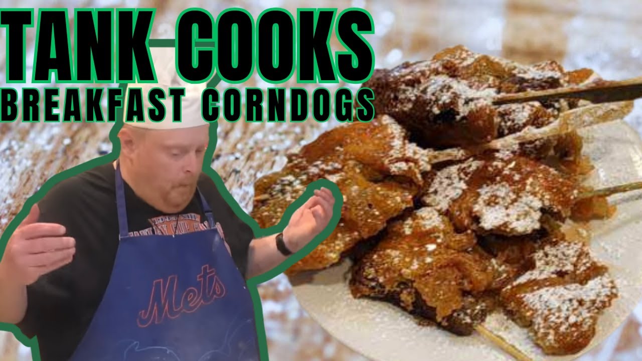 Tank Cooks Breakfast Corndogs