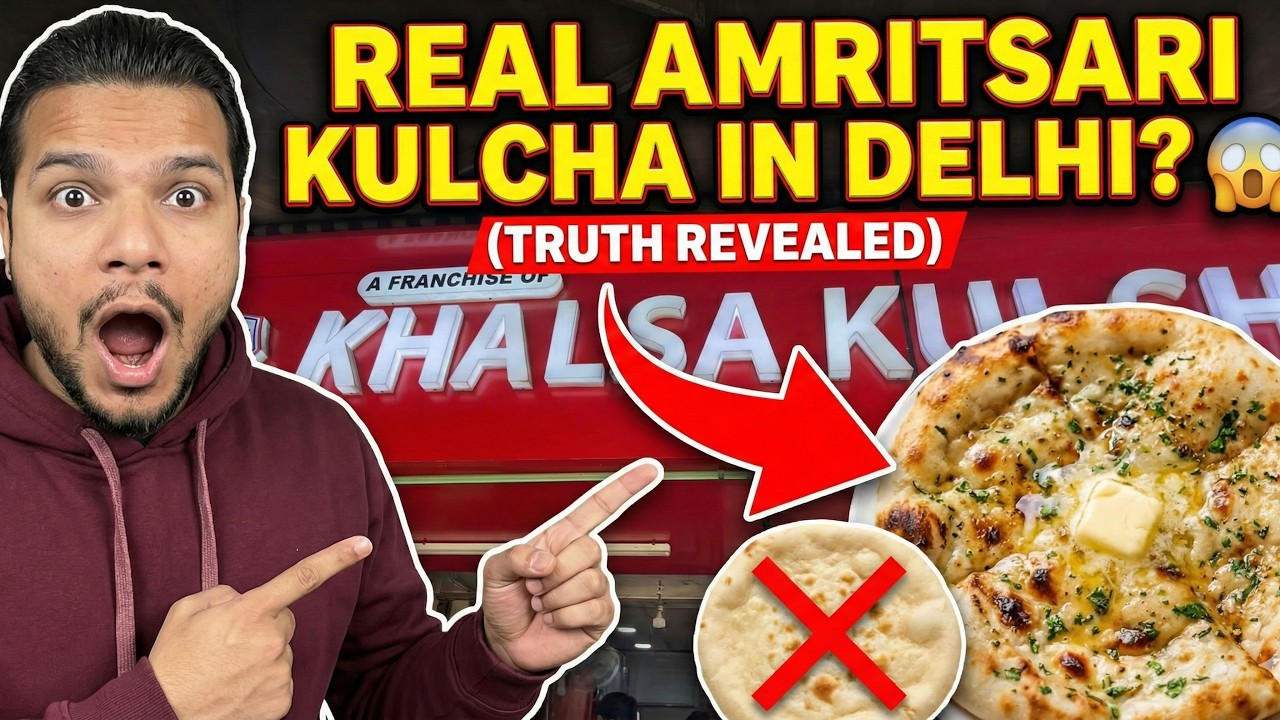 Real Amritsari Kulcha in Delhi? 😱 (Truth Revealed)