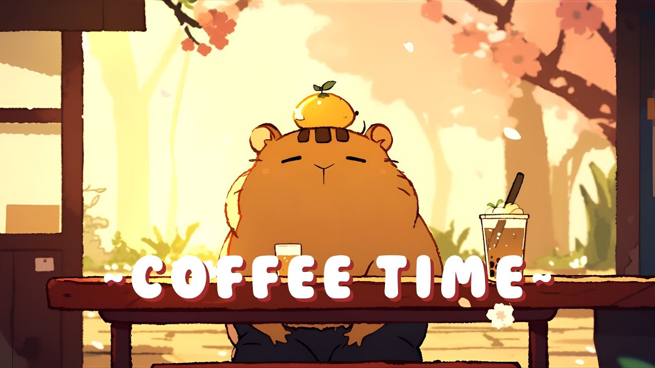 Lofi Capybara Radio - Relaxing Jazz Hop Collection ~ Chill Session ~ 🌸 ☕