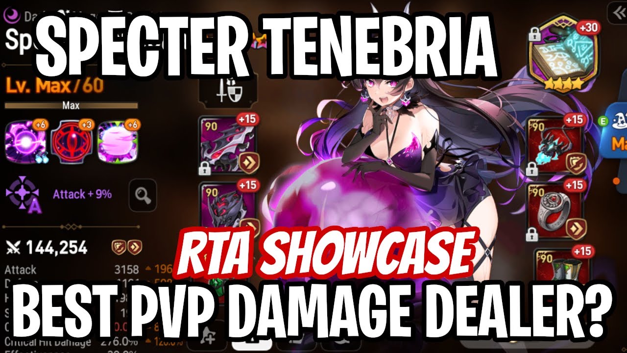 ЛУЧШИЙ DPS В EPIC SEVEN? - Specter Tenebria RTA Showcase - Epic Seven