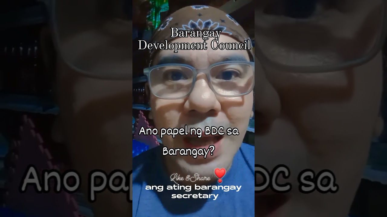 Ano ang BDC - Barangay Development Council?