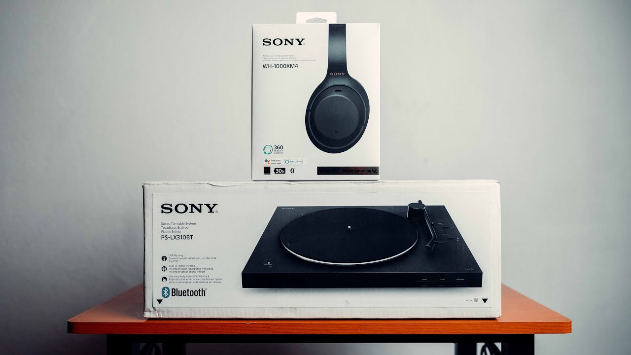 Unboxing Tocadiscos Bluetooth Sony PS-LX310BT