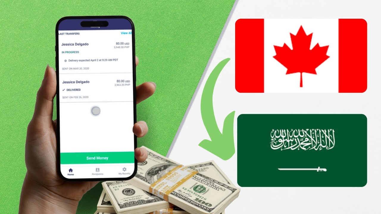 How to send money from Canada to Saudi Arabia on Remitly?