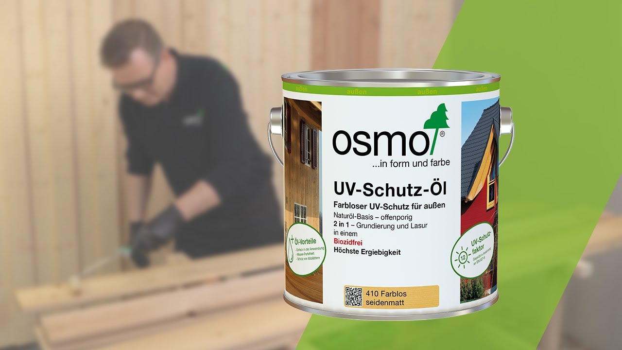 UV-Schutz-Öl - Farbloser langanhaltender UV-Schutz für Holz im Außenbereich