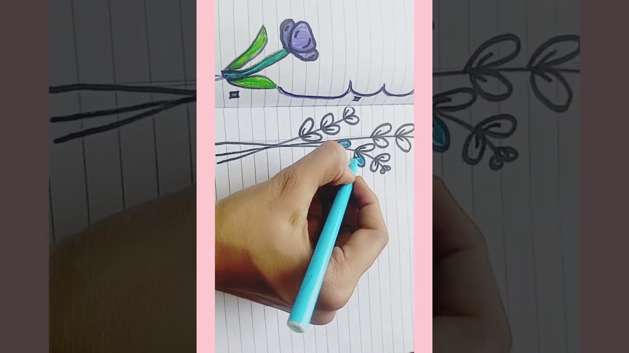 Easy 5 border designs for school projects#design#drawing #border designs#youtube
