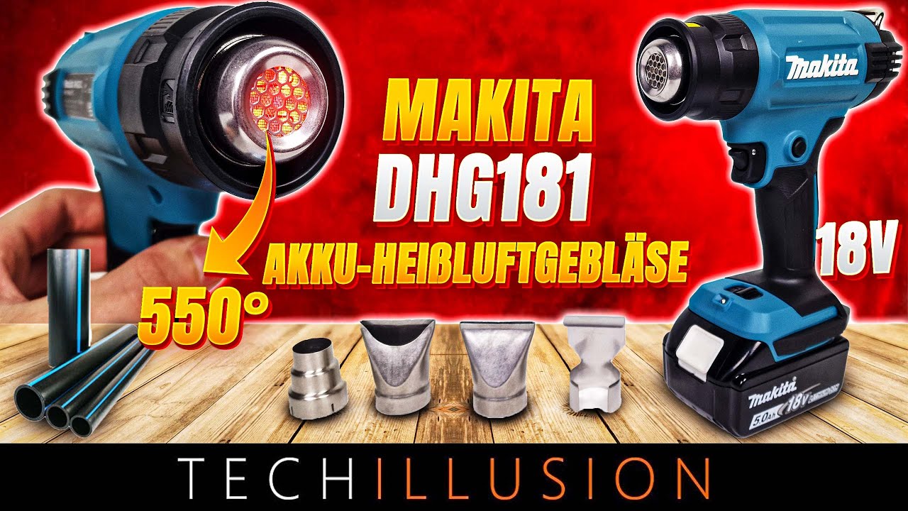 🔥ENDLICH!! MAKITA 18V Akku Heißluftgebläse DHG181😱 - Akku Heißluftfön DHG181ZK - Review & Test