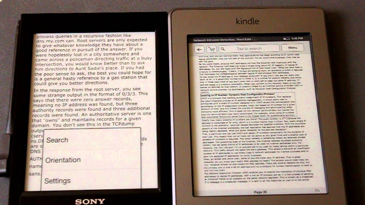 Обзор Sony PRS-T1. Сравнение с Kindle Touch.
