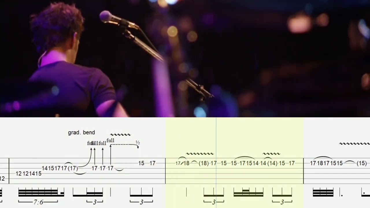 Hollow Years Real Backing Track Live at Budokan Solo + Tab