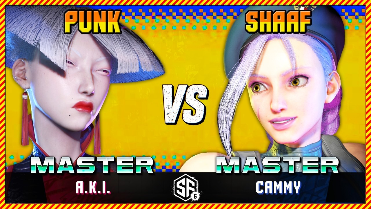 Street Fighter 6 🔥 PUNK (A.K.I.) vs SHAAF (CAMMY) 🔥 SF6 High Level Match 🔥