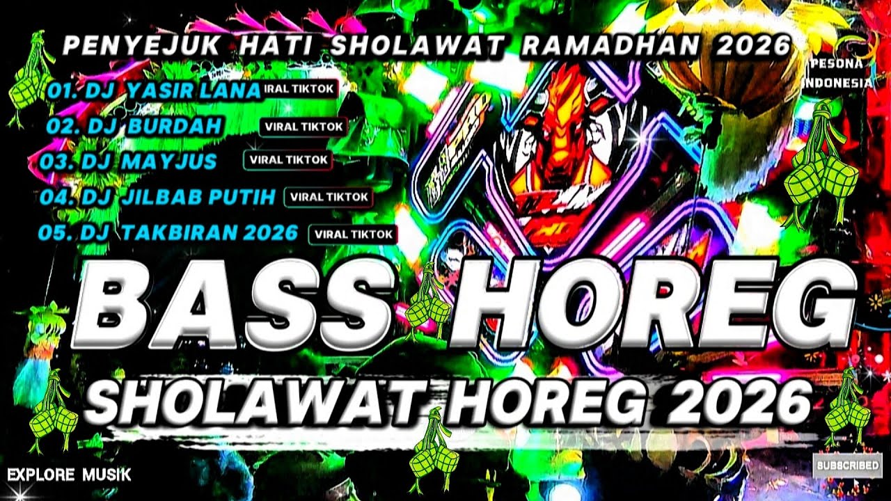 DJ SHOLAWAT TERBARU 2026 FULL BASS GLER HOREG SHOLAWAT MENYENTUH HATI PALING ENAK 2026 CEK SOUND DJ 