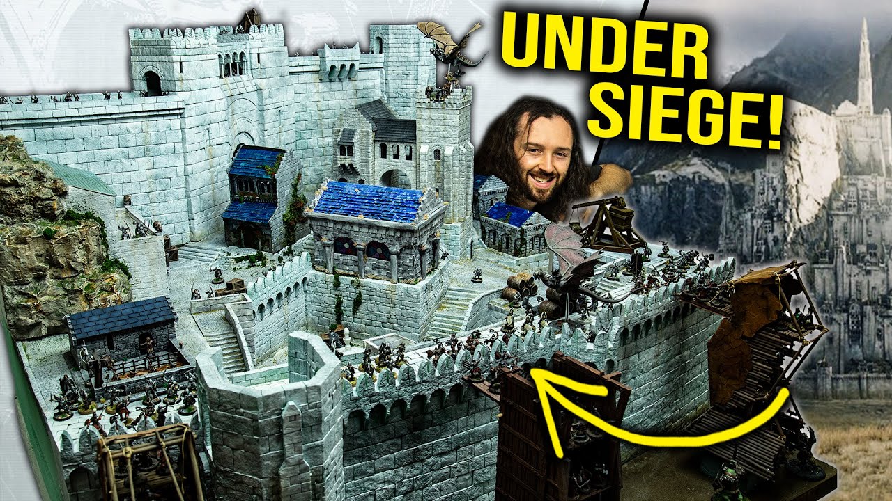 Battle of Minas Tirith! The BIGGEST Scenery project in YouTube History UNDER SIEGE | Battle Report
