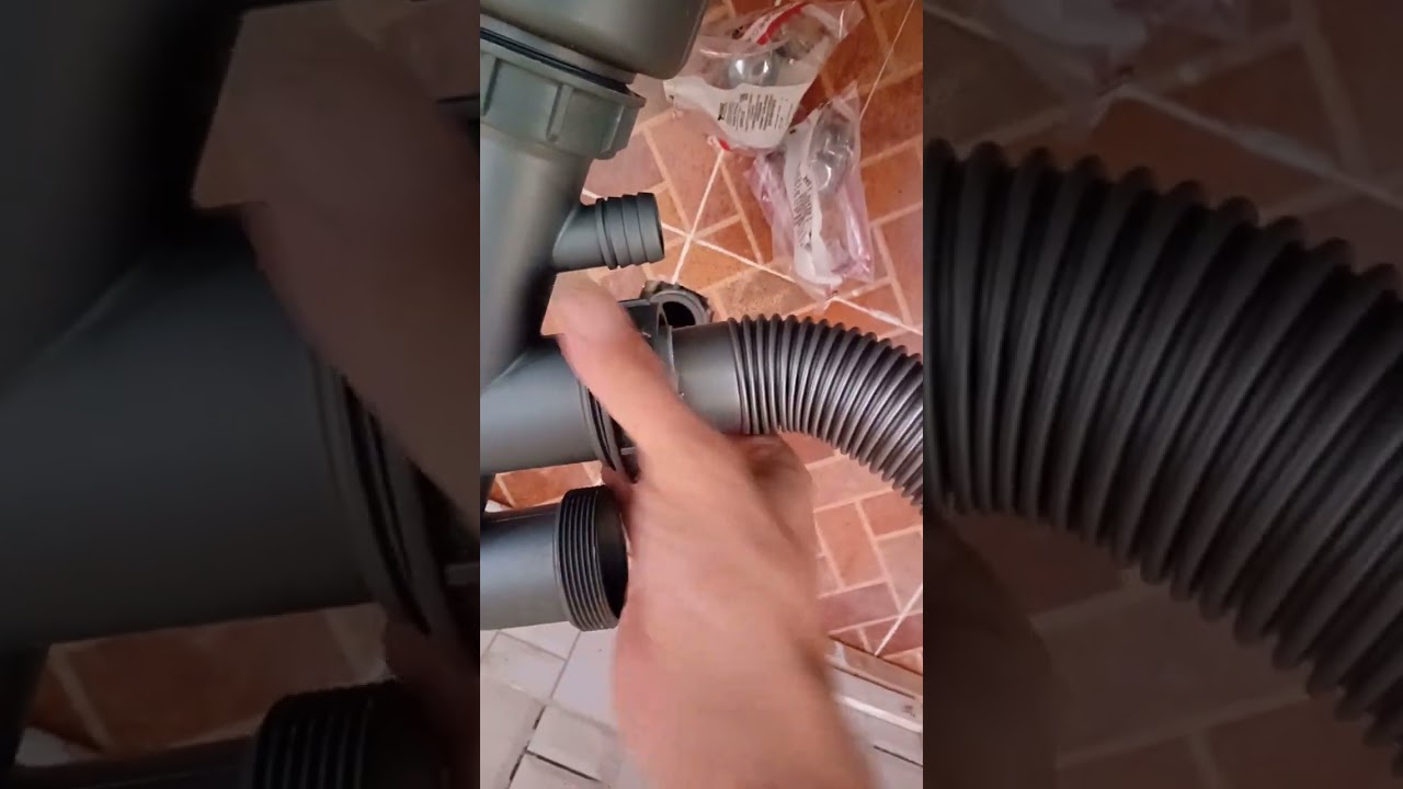 تركيب سيفون المطبخ