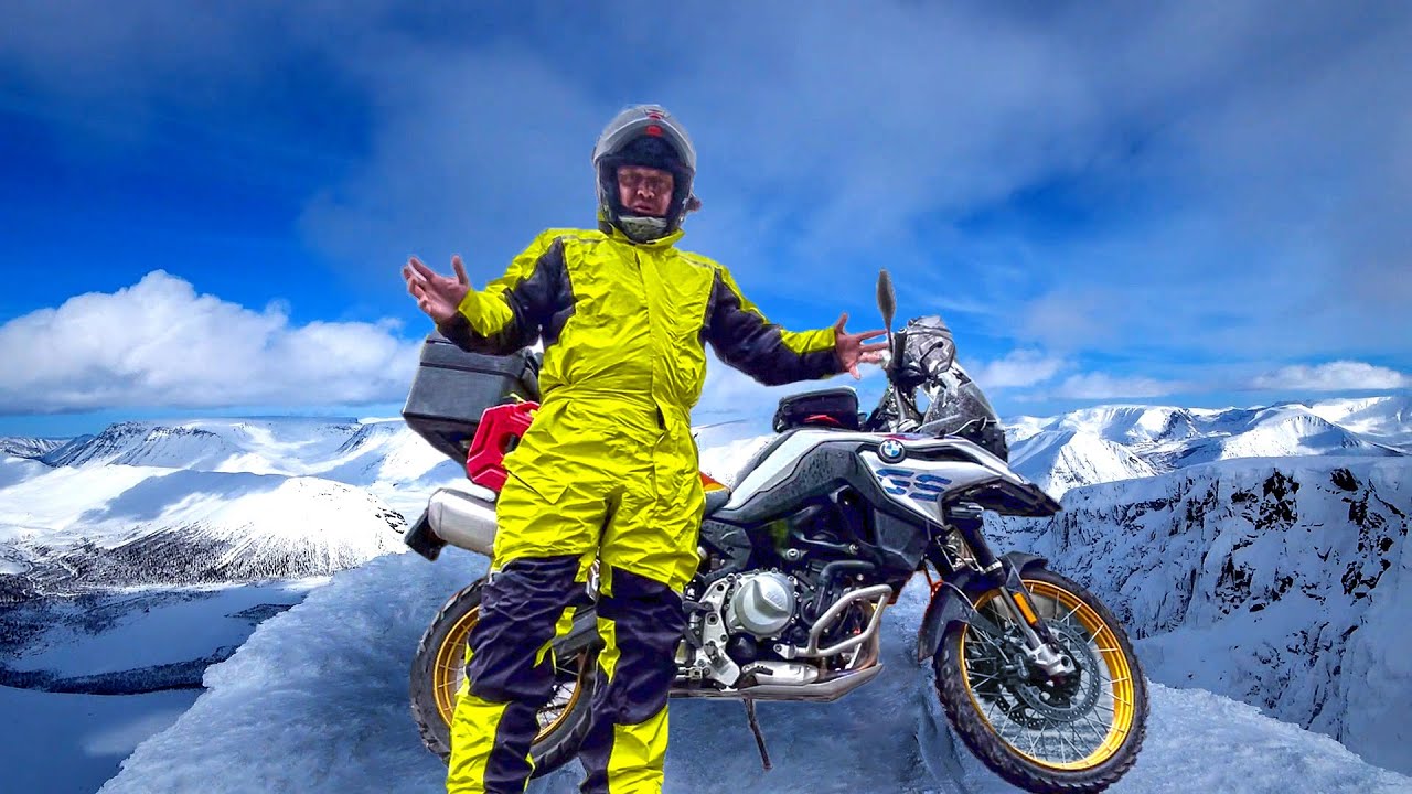 ЕДУ НА BMW F850GS В МУРМАНСК#2! ГОРЫ и СНЕГ!