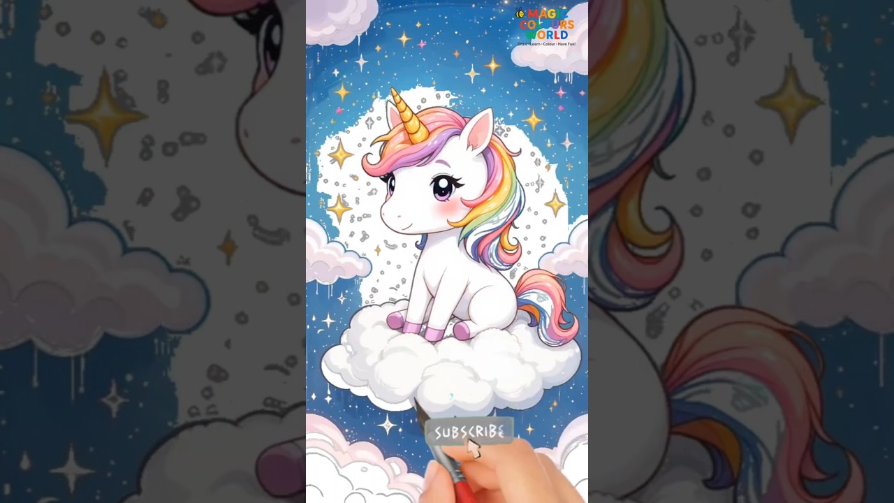 How to Draw a Unicorn (Magical Unicorn Drawing for Kids)